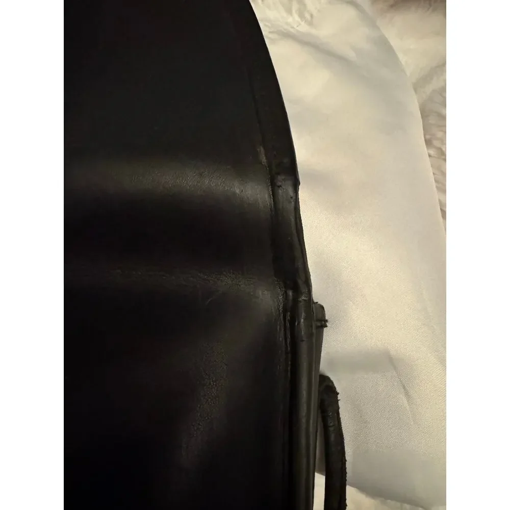 Vintage coach Quincey rich black gloved tanned leather - Picture 3 of 10